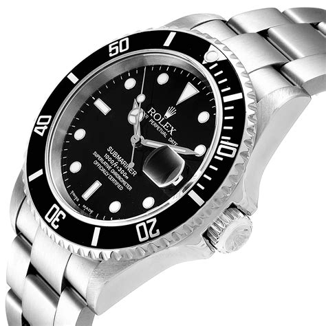 rolex submariner black dial stainless steel|new Rolex Submariner blue face.